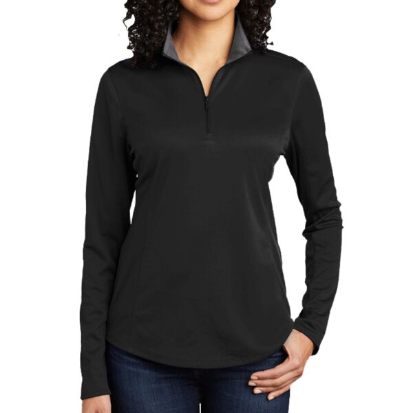  Womens Silk Touch Performance 1/4 Zip Thumbnail